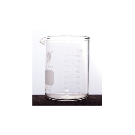 Synthware Heavy Wall Beaker, Low Form, Dual Graduation, 1000mL B231000